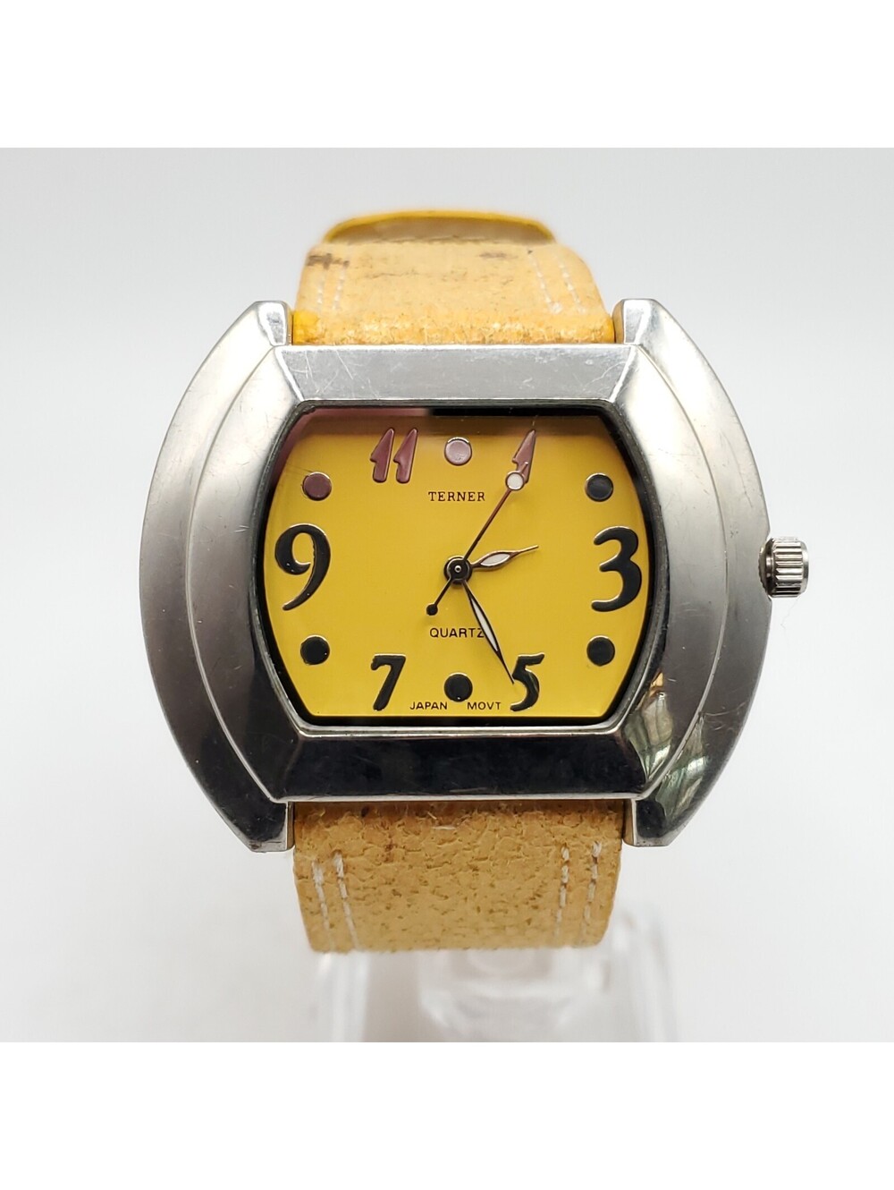 Bijoux Terner Yellow K-10397 Watch 46mm New Battery
